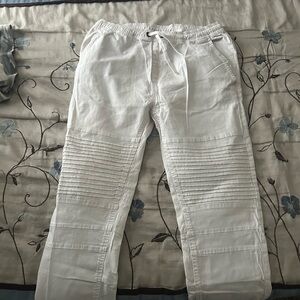 Phat Farm Men's White Joggers